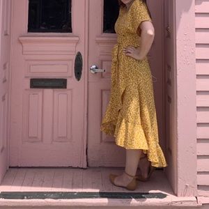 Zaful Yellow Sun Dress L